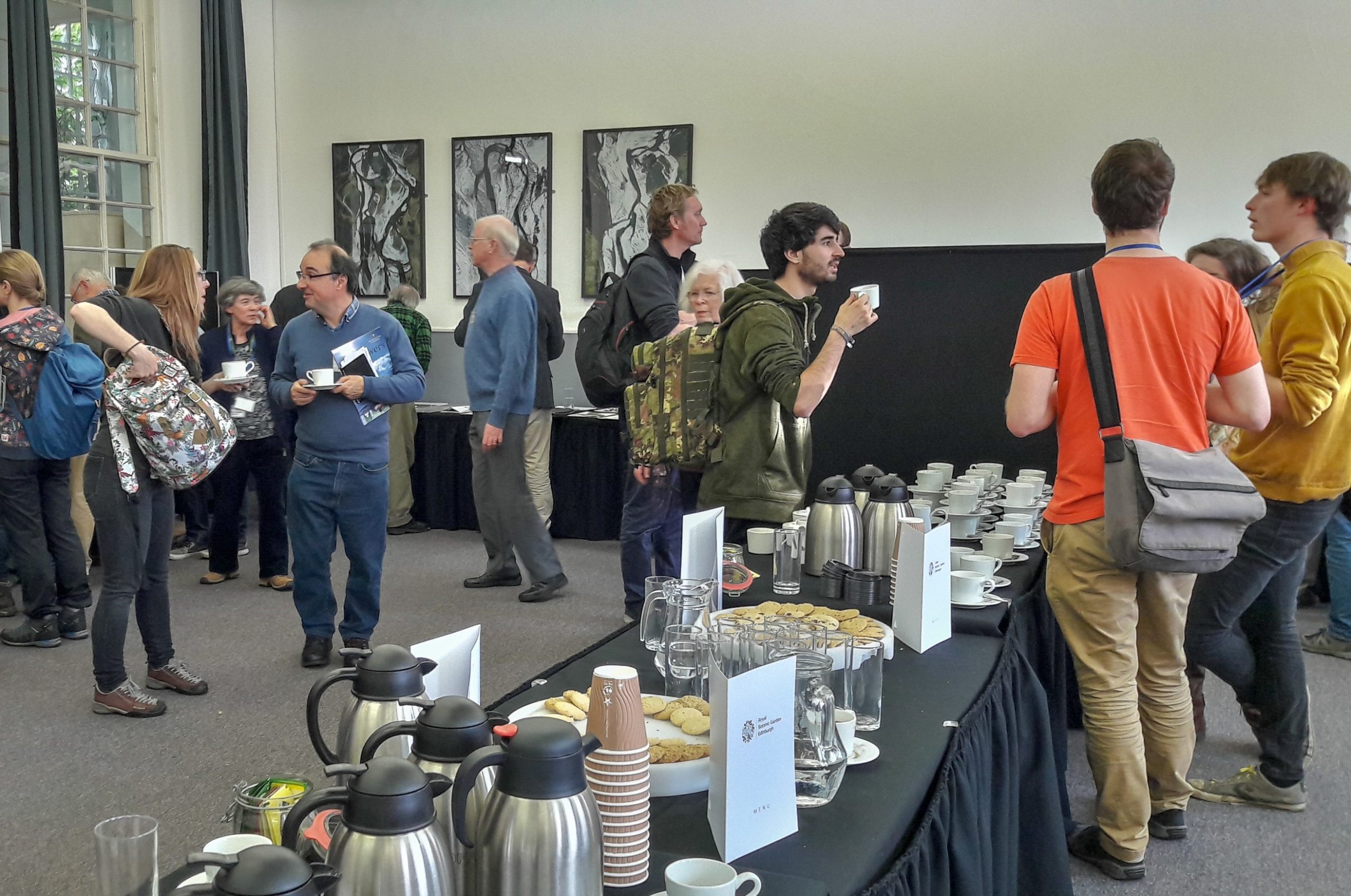 Chatting over coffee, SBC 2018
